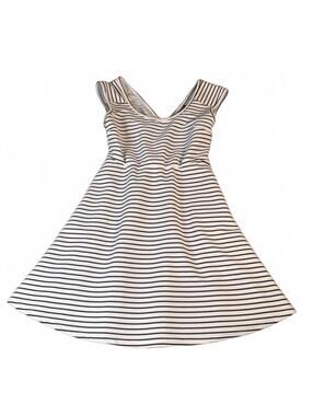 Torrid Striped Fit and Flare Dress Size 1- 2016